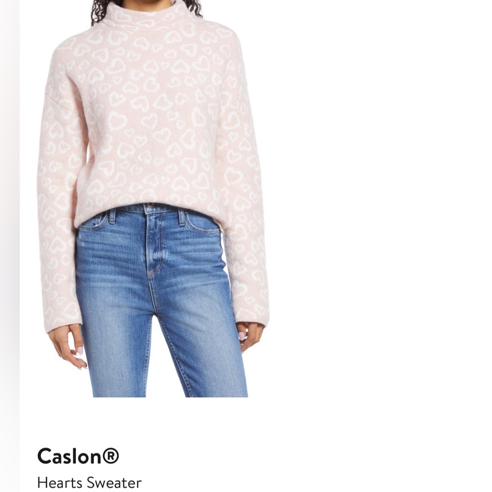 Caslon Hearts Sweater